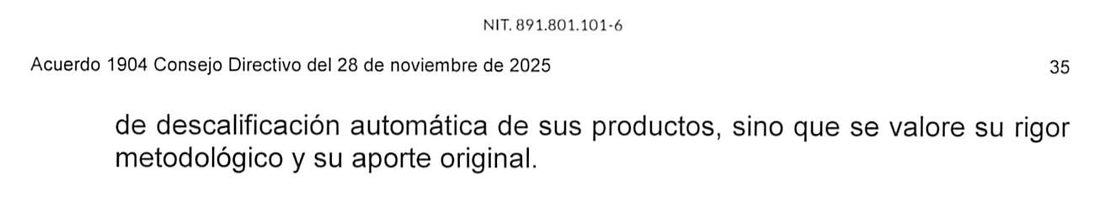 Recorte del Acuerdo