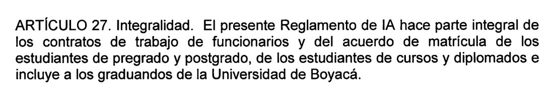 Recorte del Acuerdo