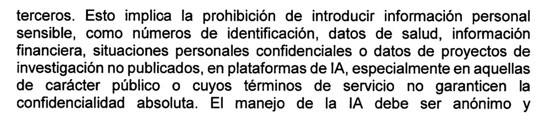 Recorte del Acuerdo