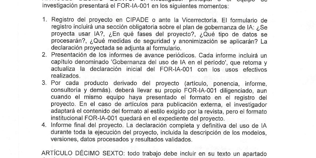Recorte del Acuerdo