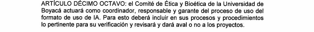 Recorte del Acuerdo