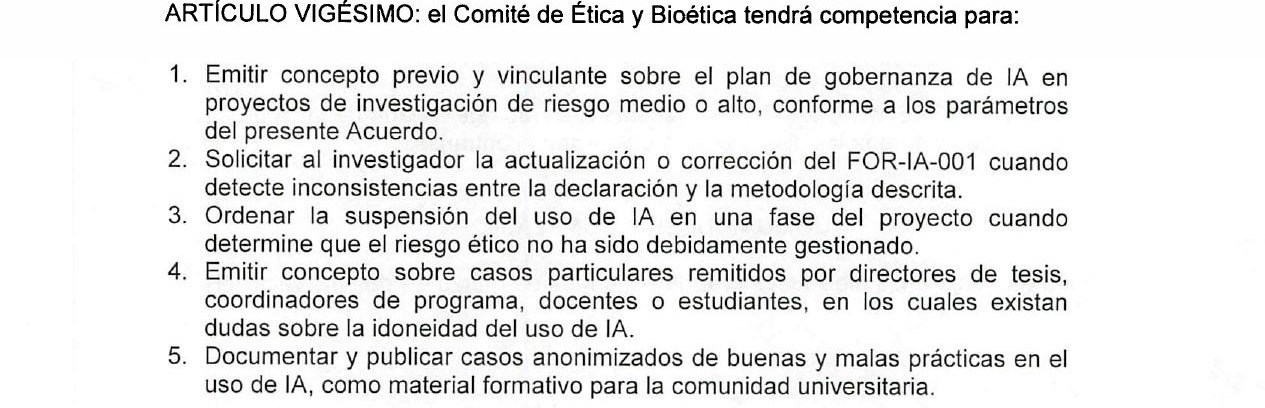 Recorte del Acuerdo